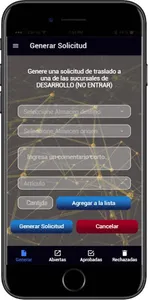 Solicitud de Traslado screenshot 5