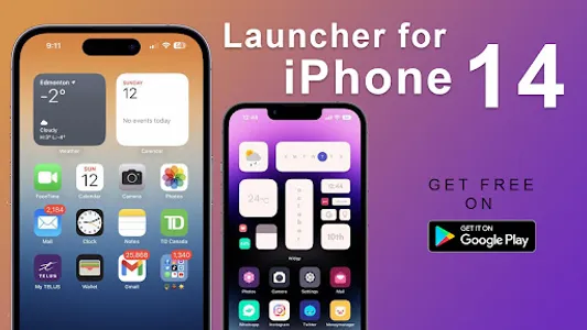 Launcher For iPhone 14 Pro Max screenshot 0