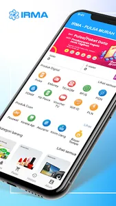 IRMA - pulsa paket data dan be screenshot 0