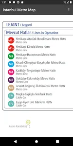 Istanbul Metro Application 🇹? screenshot 2