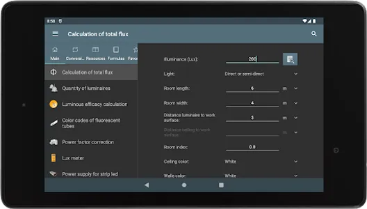 Lighting Calculations screenshot 5