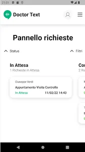 DoctorText Dashboard screenshot 2