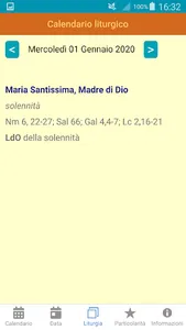 Calendario liturgico screenshot 3