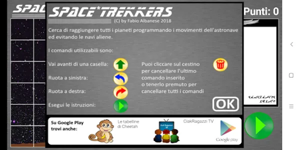 Space Trekkers - Coding scuola screenshot 0