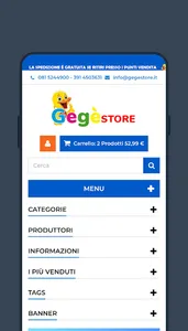 Gegè Store screenshot 0