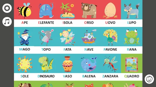 Flashcards Alfabeto Tattile e  screenshot 2