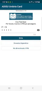 ADiSU Umbria Card screenshot 2