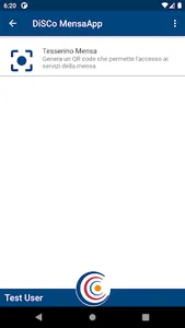 DiSCo MensaApp screenshot 2