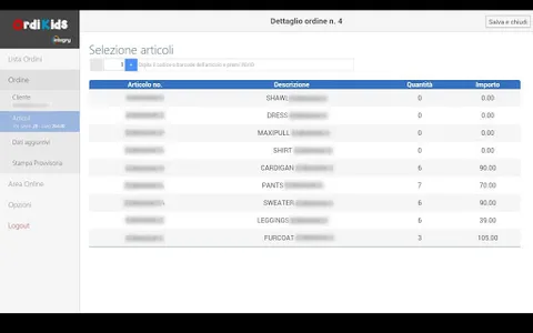 OrdiKids - Raccolta Ordini screenshot 7
