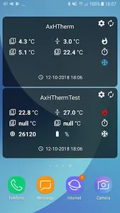 AxHTherm Widget screenshot 1