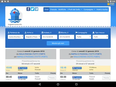 traghetti-ischia.info screenshot 7
