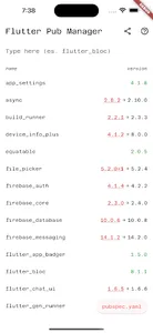 Flutter Pub Manager screenshot 0