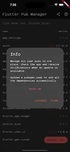 Flutter Pub Manager screenshot 2