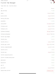 Flutter Pub Manager screenshot 3