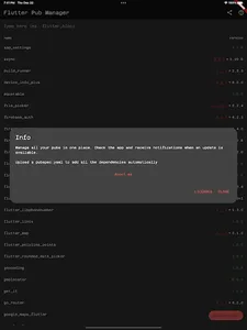 Flutter Pub Manager screenshot 5