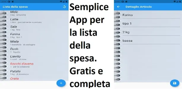 Lista della spesa screenshot 1