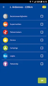 Fietsvakantiewinkel route-app screenshot 1