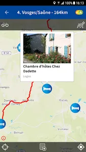 Fietsvakantiewinkel route-app screenshot 3
