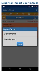 Secure Memo - Encrypted notes screenshot 7