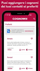 Cognomix - Cognomi Italiani screenshot 5
