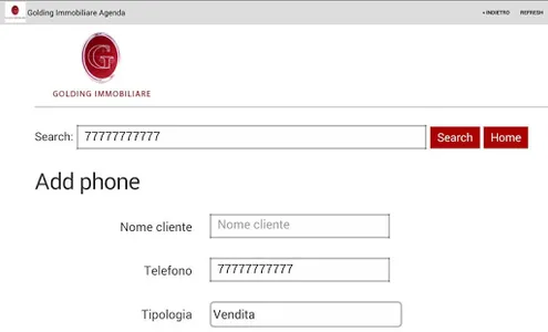 Golding Immobiliare Agenda screenshot 2