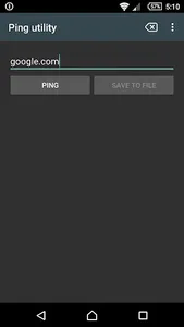 Ping utility screenshot 0