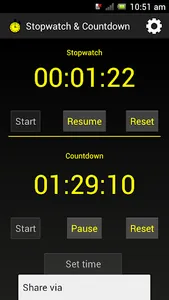 Stopwatch & Countdown screenshot 3