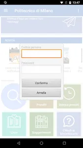 Polimi Library screenshot 1