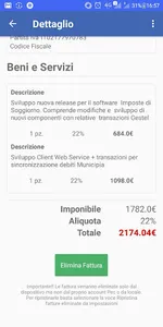 Fattura PEC screenshot 1