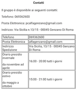Protezione Civile Genzano screenshot 2