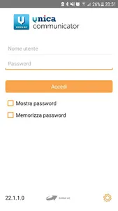 Unica communicator screenshot 0