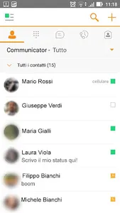 Unica communicator screenshot 1