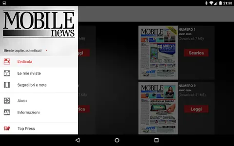 Mobile News screenshot 1