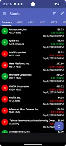 My Stocks & Markets screenshot 1