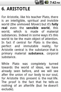 Philosophy screenshot 2