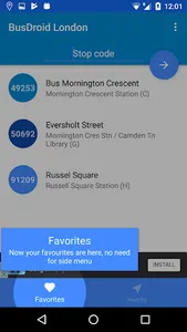 BusDroid London screenshot 1