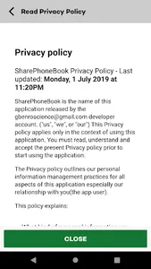 SharePhoneBook screenshot 1