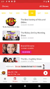 Mix95.7 screenshot 1