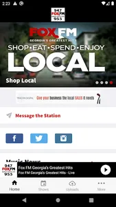 FOX-FM Macon 94.7 95.5 FM screenshot 0