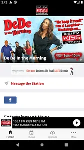 KISS Macon 107.5 105.1 FM screenshot 0