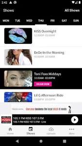 KISS Macon 107.5 105.1 FM screenshot 2