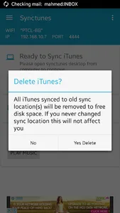 Synctunes: iTunes to android screenshot 5