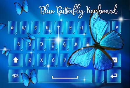 Blue Butterfly Keyboard screenshot 0