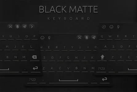 Black Matte Keyboard screenshot 0