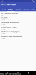 Phone Information screenshot 1
