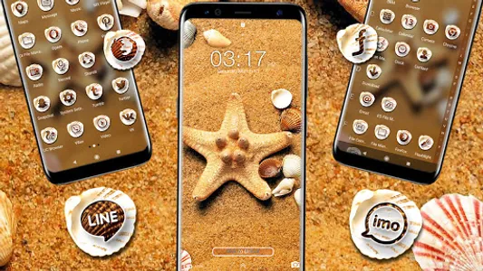 Seashell Starfish Theme screenshot 3