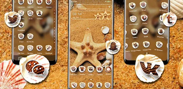 Seashell Starfish Theme screenshot 6