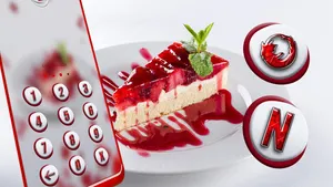 Strawberry Cake Slice Theme screenshot 2
