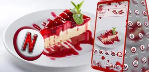 Strawberry Cake Slice Theme screenshot 5