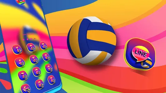 Volleyball Launcher Theme screenshot 2
